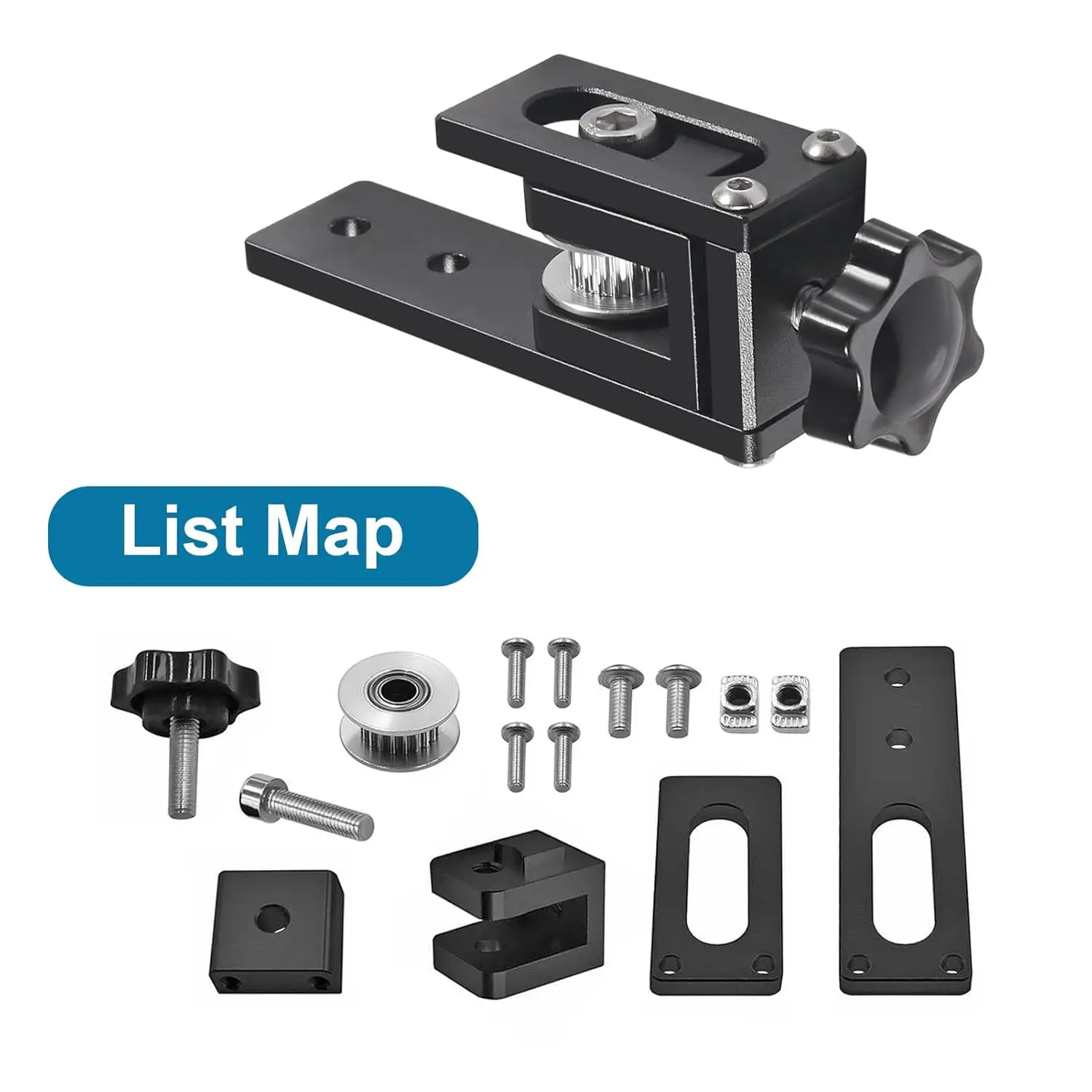 3D-Drucker 2020/2040 X- und Y-Achsen-Spannvorrichtung, Riemenspanner, Riemenspanner für Ender-3/3S/Pro/V2/CR-10/10S/10S Pro 3D-Drucker – Detail 2