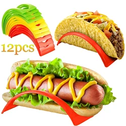 12pcs Taco Holder Stands Taco Shell Holder Taco Racks for Microwave Dishwasher Taco Tortillas Burritos Bar Taco Party Supplies