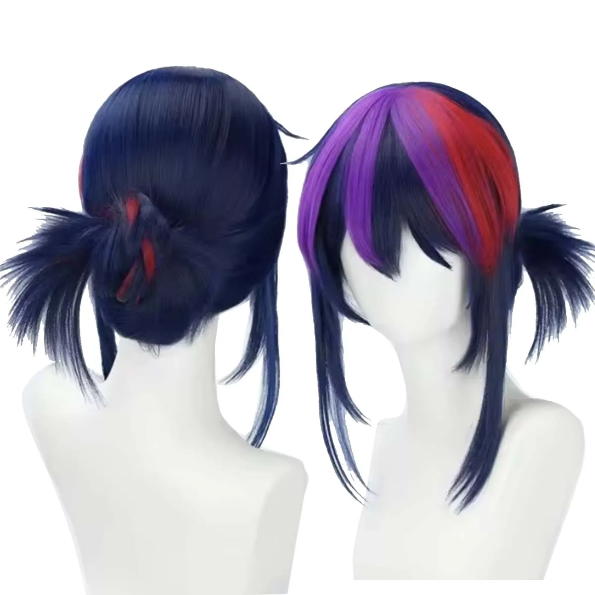 

Women Anime Pony Friends Twilight Sparkle Cosplay Blue Purple Mixed Red Hair Wig