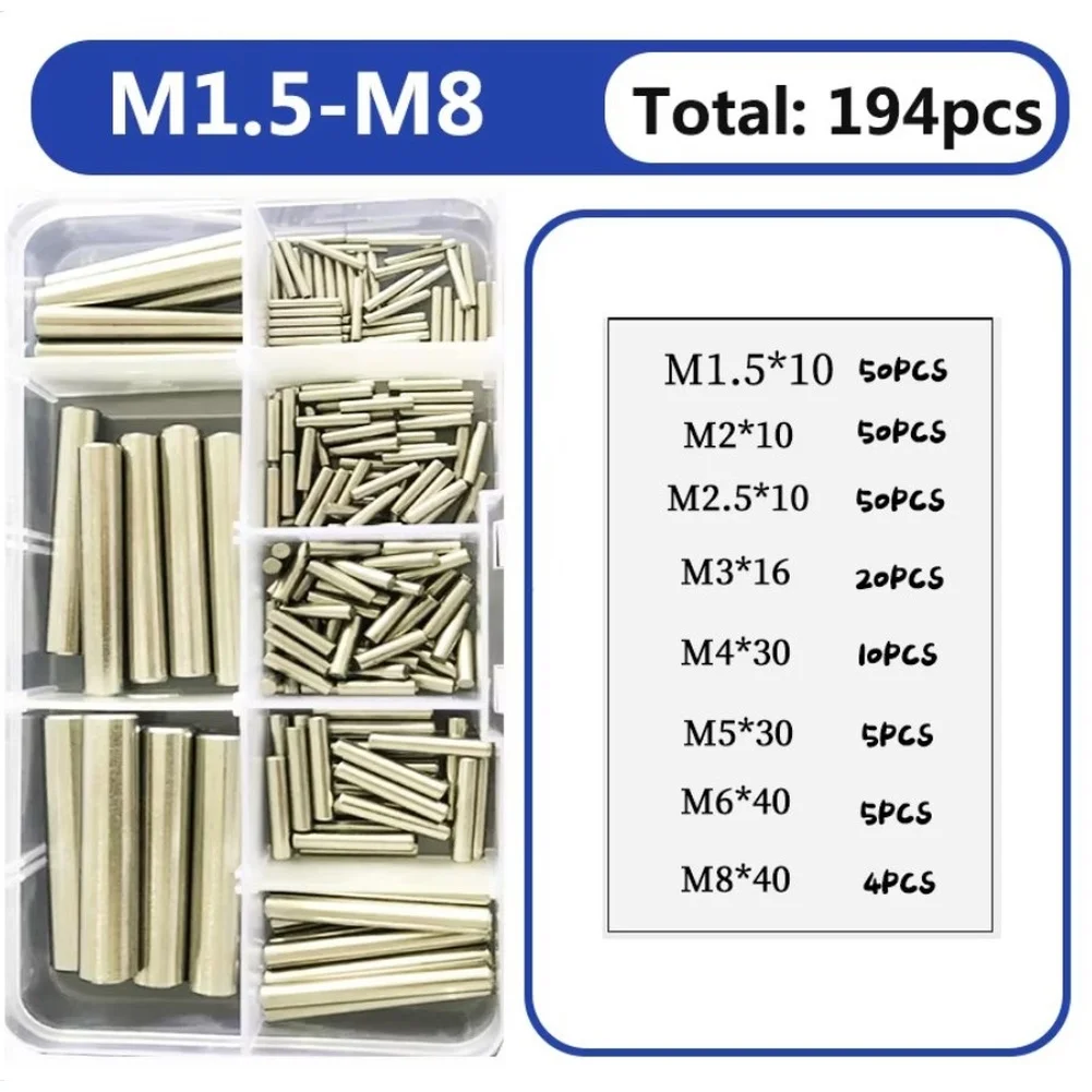304 Stainless Steel Solid Dowel Pins 194 Pcs GB119 Compliant For Dimensional Accuracy And Resistance In Field Service
