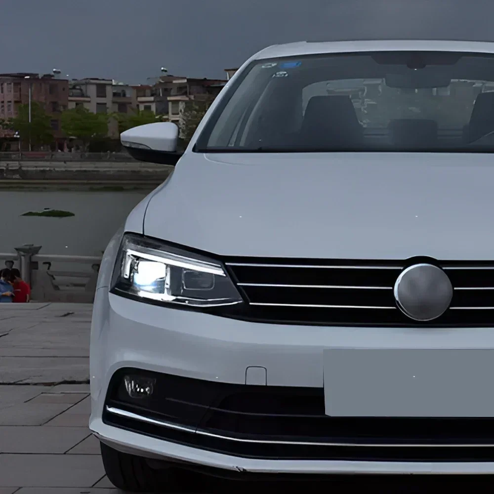 ل VW جيتا ساجيتار 2012-2018 LED مجموعة مصابيح أمامية للسيارات ترقية R8 تصميم العارض عدسة سيارة إضاءة أمامية اكسسوارات الإضاءة #5