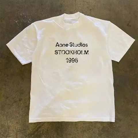 2026 Summer Fashion Trend Letter Printed O-neck T-shirt Men's and Women's Cotton T-shirt Short Sleeved T-shirt Unisex Top Kids