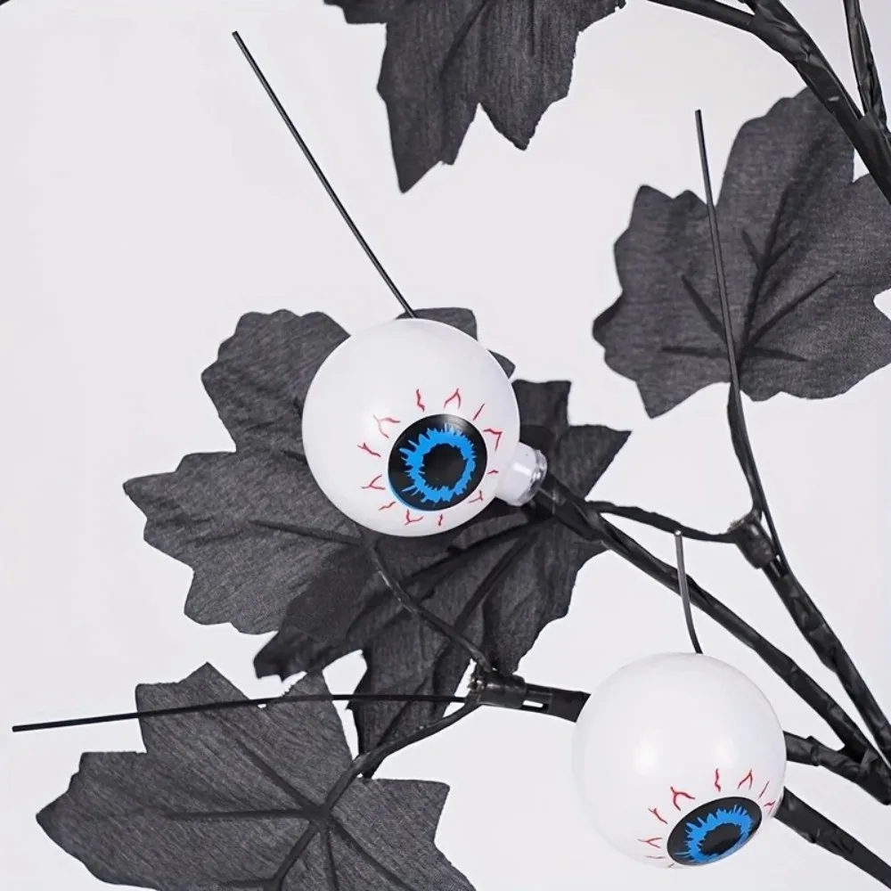 Halloween decorative eyeball LED tree light props ornament party horror scene layout atmosphere light ornament