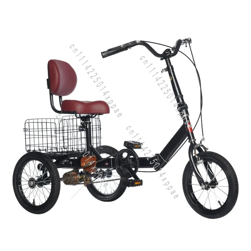 Walking Shopping The Elderly Scooter Small Adult Tricycle Folding Light Leisure Outdoor