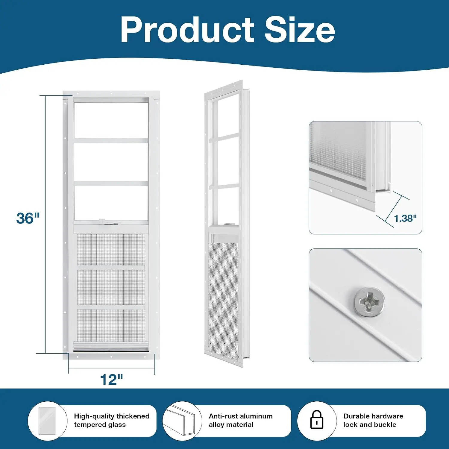Shed Windows 2 Pack, 12