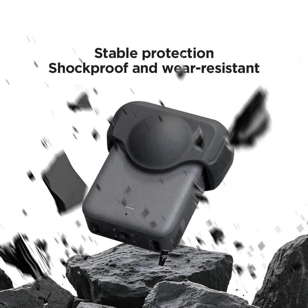 For DJl Osmo 360 Lens Silicone Case Anti-dust Anti-scratch Water-proof Protector Cover Action Camera Accessories