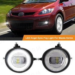 Fog Lights Headlight for Mazda RX-8 MPV 6 5 3 2 CX-7 CX-5 CX-9 MX-5/Miata Auto Led Halogen Fog Lamp Waterproof Car Accessories