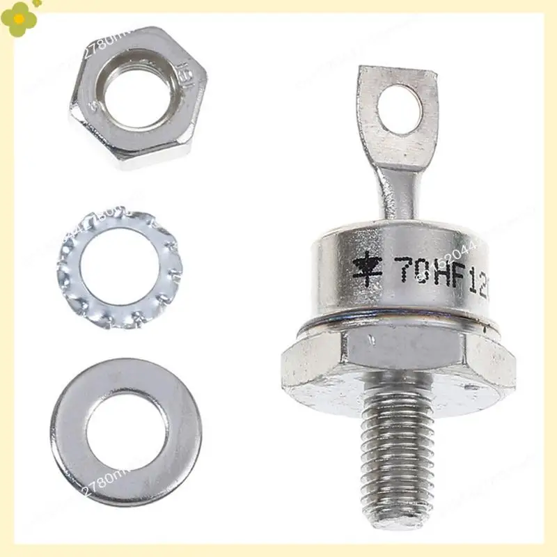

LDHL 5 пар выпрямительных диодов спираль 70HF120/70HFR120 70A 1200V Выпрямитель высокой мощности с металлической шпилькой Выпрямительные диоды