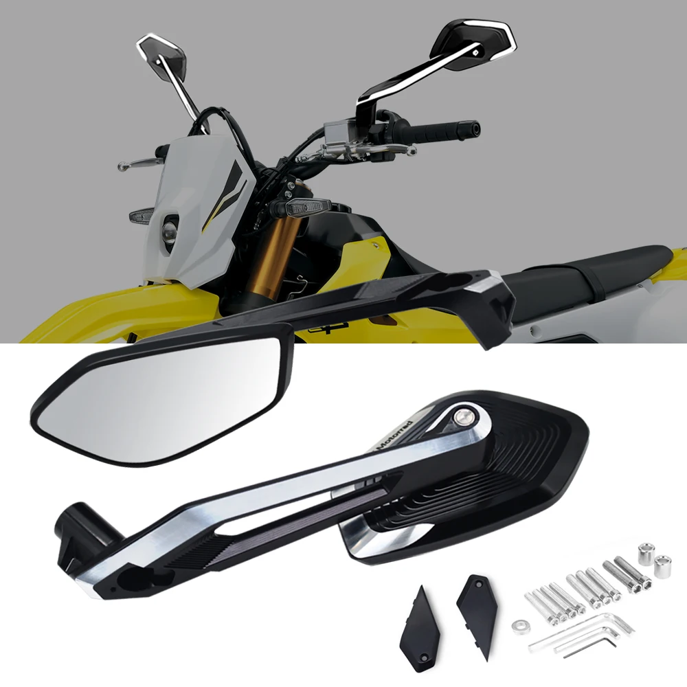 

For DRZ400S DRZ400SM 2000-2024 DR-Z 4S 4SM 400 400SM 400S DR650 DR250R Adventure Motorcycle Accessories Side Rear View Mirror