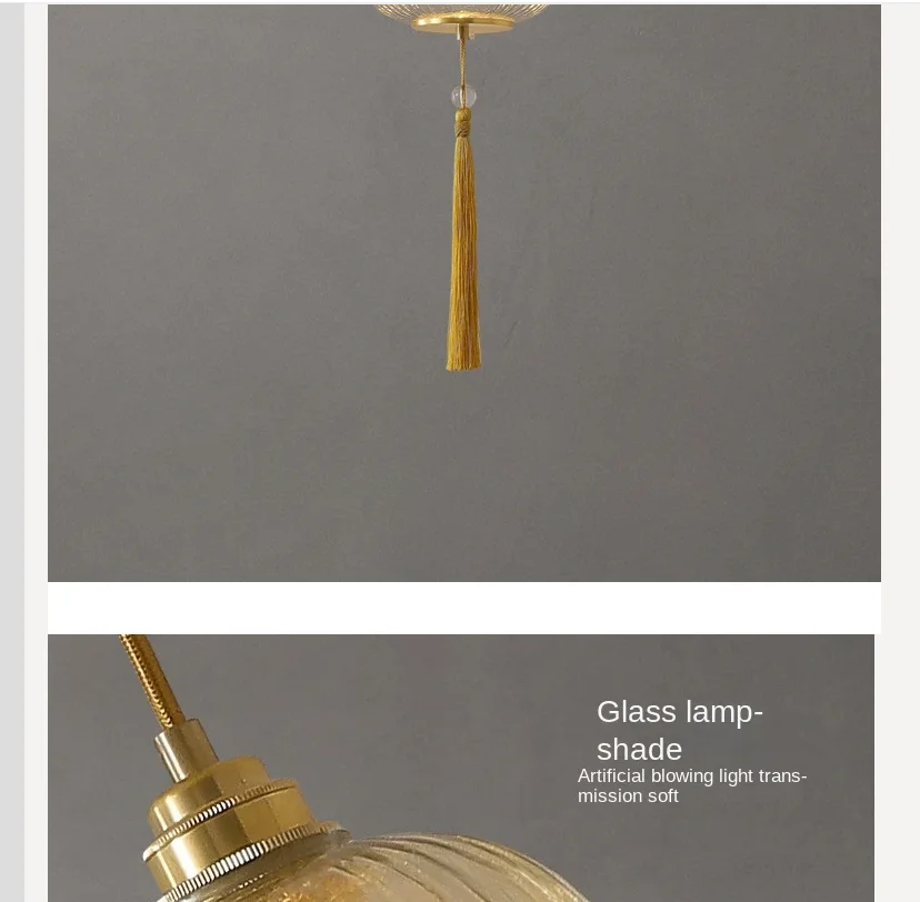 

Потолочная люстра в китайском стиле, стеклянная новая одноголовочная люстра-фонарь для столовой, гостиной, интерьерная декоративная лампа