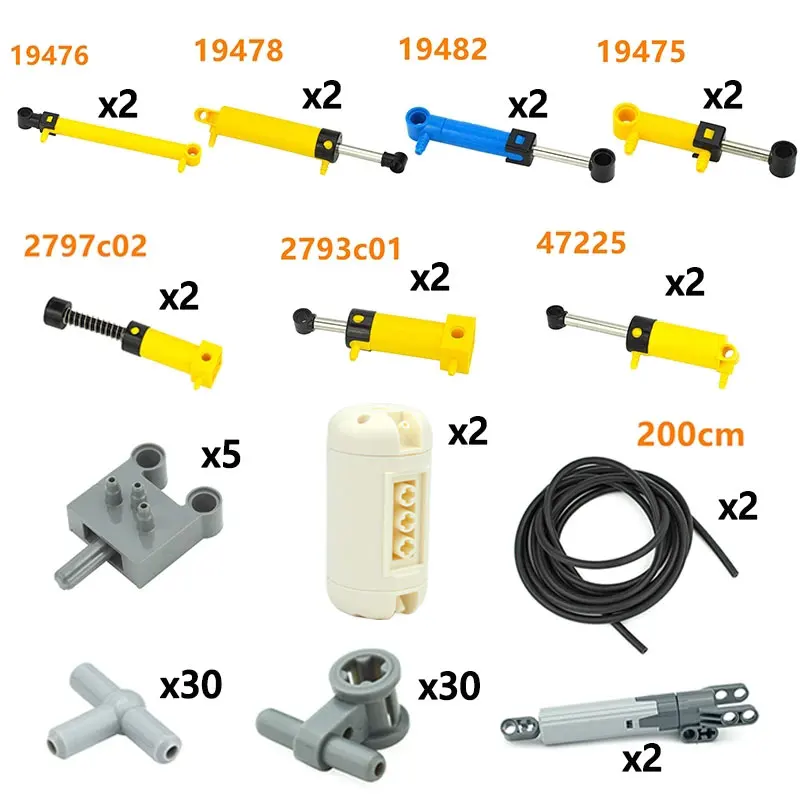 2026 Neue Pumpe Klein (6L) V2 Verstärkter Zylinder Leduo Block 19476 19482 47225 MOC Technische Pneumatikpumpe