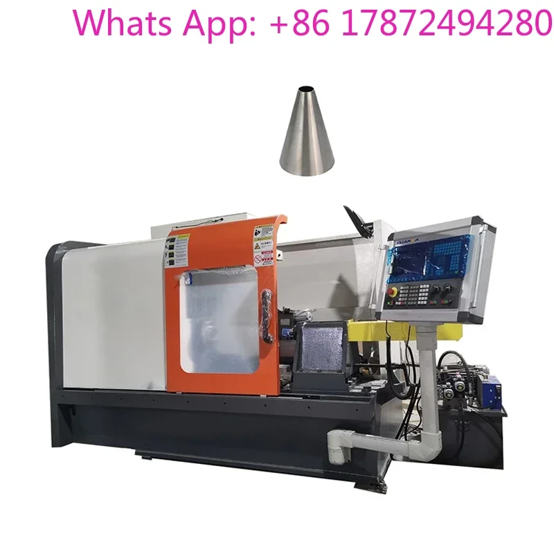 Mini Automatic CNC Metal Spinning Forming Machine for Small Aluminum & Copper Pots, Cans