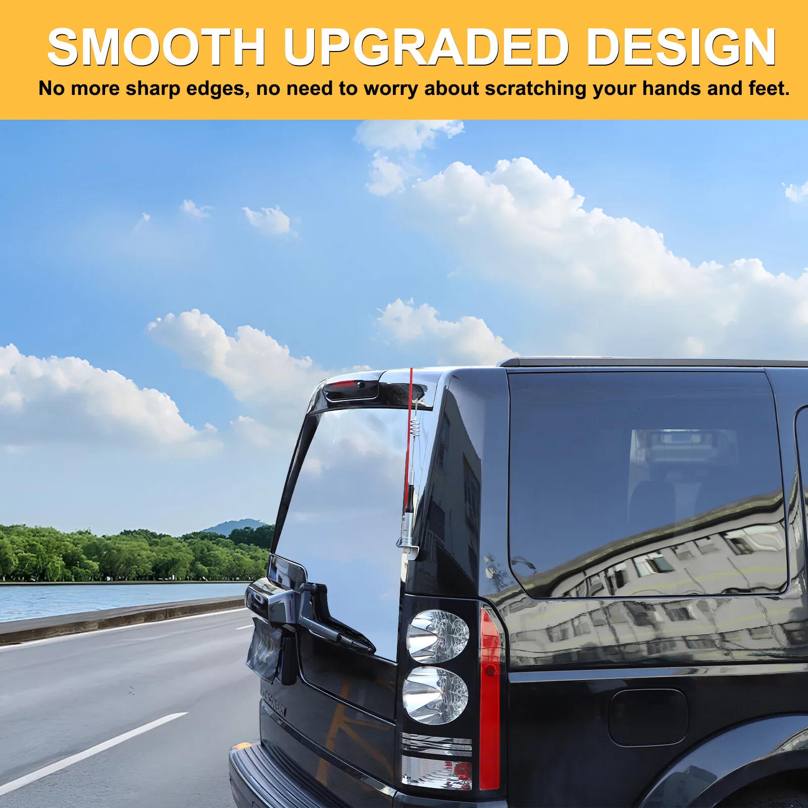 

For Land Rover Discovery 4 Discovery 3 2004-2016 Aluminum Alloy Car Trunk Modification Rear Tailgate Radio Antenna Bracket Base