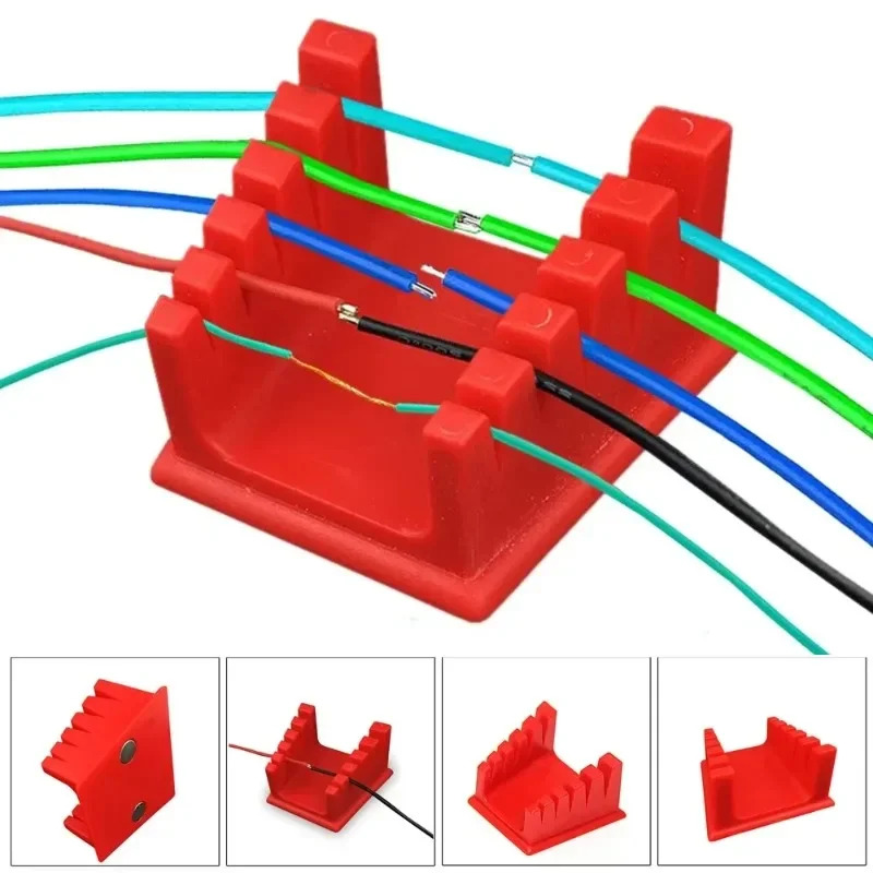 Wire Fixture Bracket Welding Table Clamp Fixed Clamp Magnetic Welding Bench For Thick And Thin Wire Clamp Sodering Tools