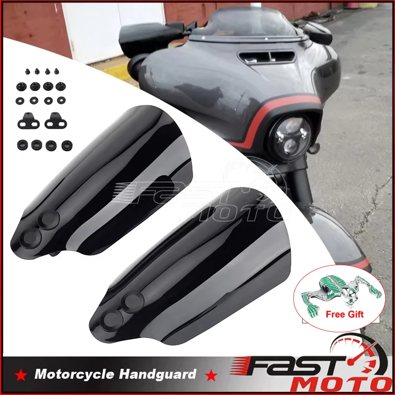 For Harley Touring Electra Glide Road King Glide Freewheeler Motorcycle Hand Handlebar Handle Bar Guards Handguard 2014-2020