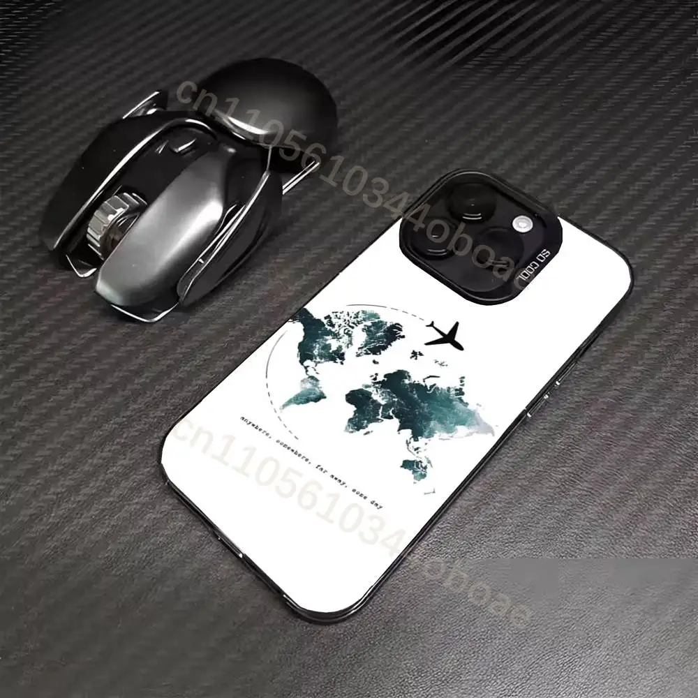 Airplane Line Phone Case For iPhone 17,16,15,14,13,12,11,Pro,MAX,Plus TPU Soft To Skin-friendly Cover