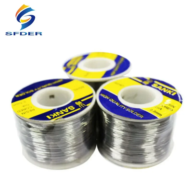 

0.3 0.5 0.6 0.8 1.0 mm SANKI Welding Solder Wire Reel 250g FLUX 2.0% 45FT Tin Line Rosin Core Flux Solder Wire