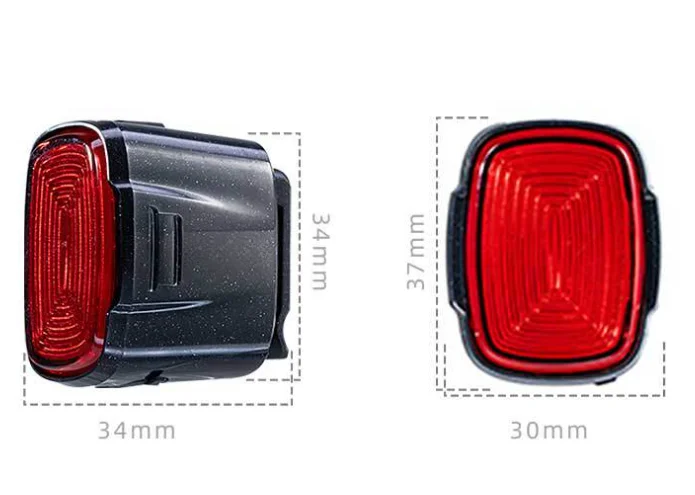 

Waterproof Type-C Rechargeable Bike Taillight-High-Brightness-Warning Light For Mountain Bikes Fits Saddle Rail & Seatpost Mount
