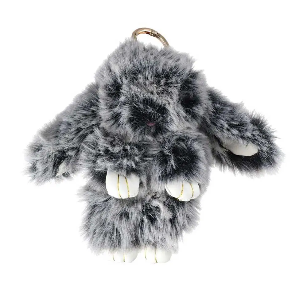 

Charm Bags Pendant Jewelry Ornament Car Pendant Fluffy Toy Doll Plush Bunny Keyring Plush Bunny Keychain Rabbit Fur Keychain