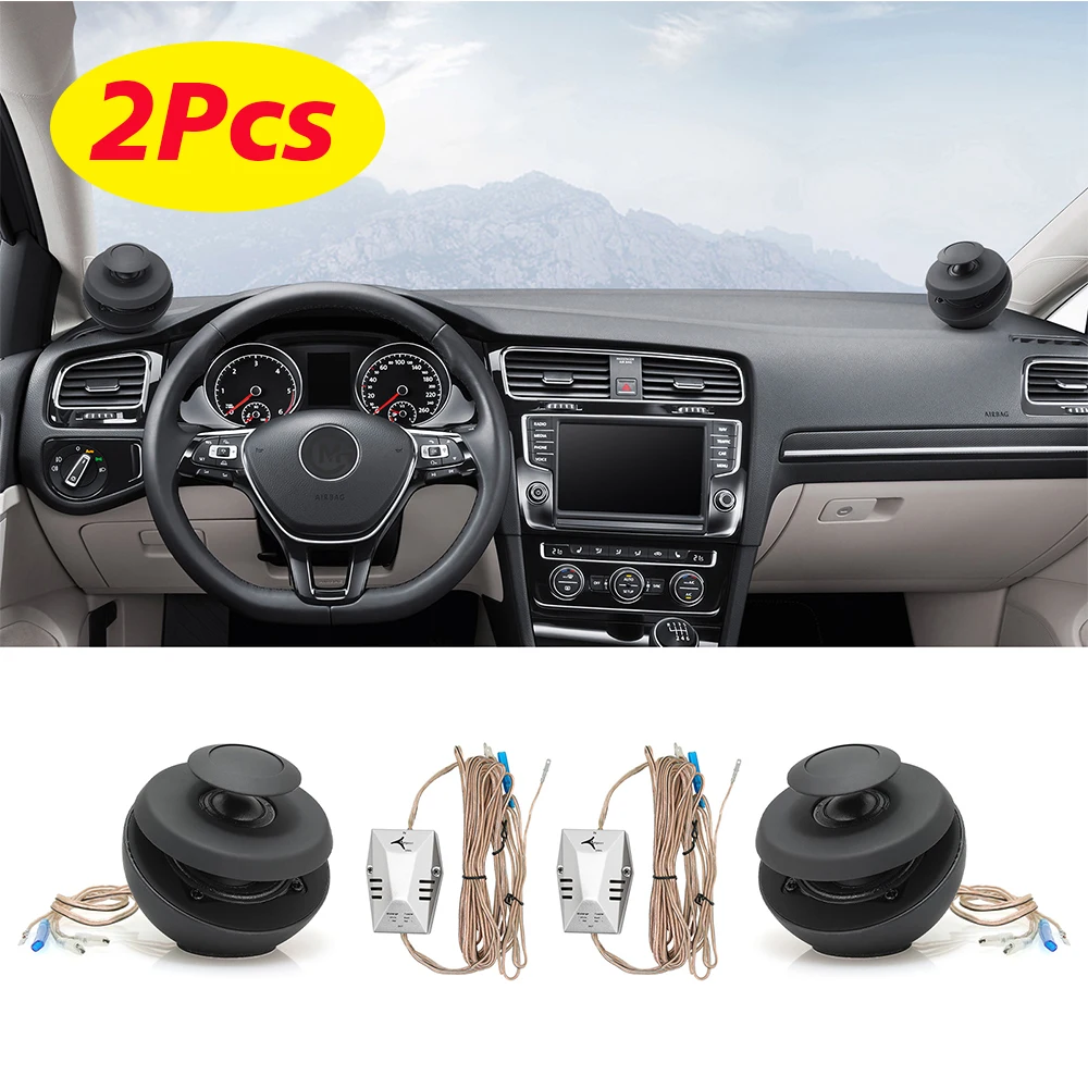

2 X 3.5 Inch Car Speakers Auto Music Stereo Full Range Frequency Dome Tweeter Sound Modified Loud Car Speakers Easy Installation