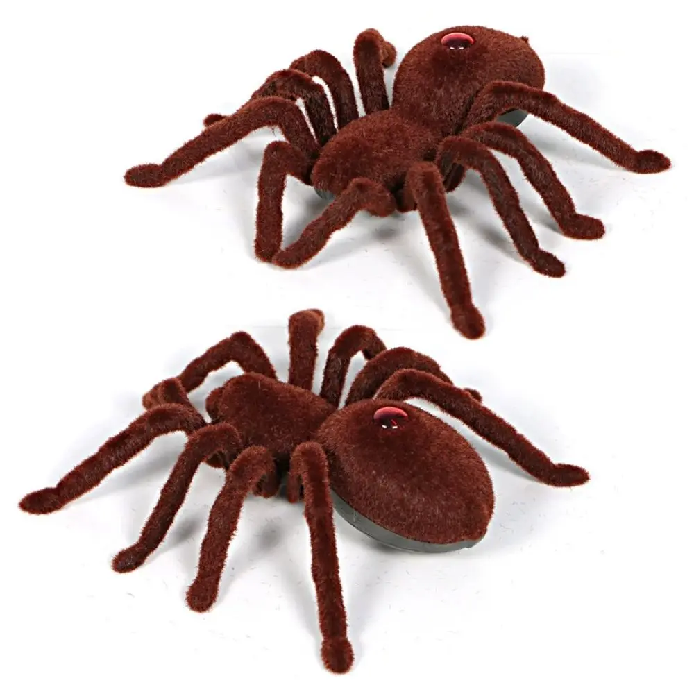 Prank Gift RC Spider Toy Infrared Simulation Spider Tricky Toys April Fools ' Day Realistic Remote Control Spider Kids Toy