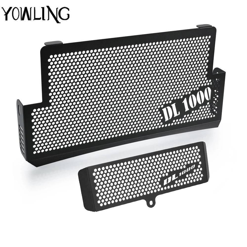 

DL1000 For SUZUKI V-STROM DL1000 2004-2007 Motorcycle Radiator Guard Tank Grille Shield Engine Cooler Bezel Protector Mesh Cover