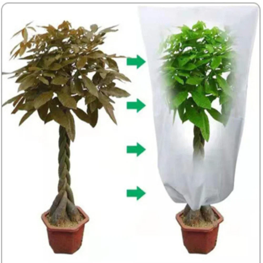 Plant Cover Winter Warm Cover Tree Shrub Plant Protecting Bag Frost Protection for Yard Garden Plants Small Tree Against Cold