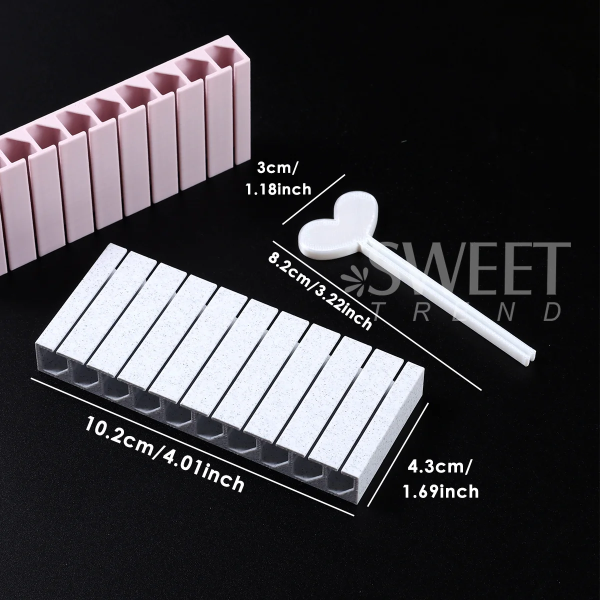 Nail Transfer Foils Storage Box Rotating Save Tools Stripe Sliders Organization Accessories DIY Portable New Manicure Supplies - view 4