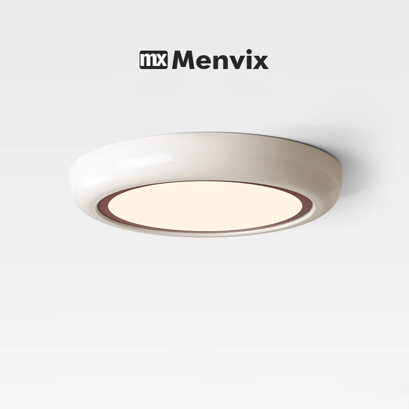 

Menvix Modern Cream White Ceiling Light Creative Circular Hanging Chandelier LED Pendant Lamp for Dining Table Bedroom Home
