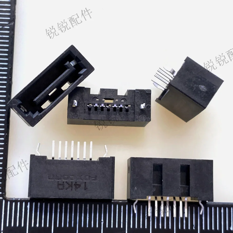 For Foxconn LD1807V-S5CT1C SATA socket 7P vertical curved foot, hard disk interface