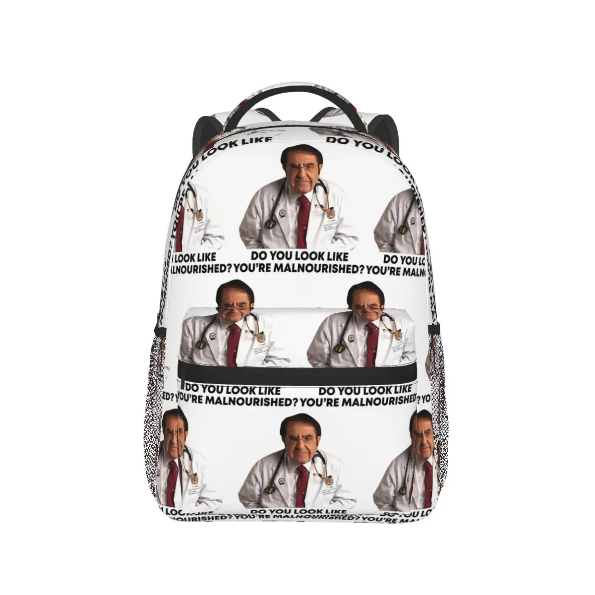 

Dr Now Do You Look Like Backpack Hot Sale Daypack Large Capacity Children BookBag School Bag Shoulder Bags for Men Women