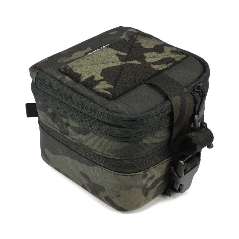 Imagem -06 - Bolsa Expansível Nvg Acolchoada Tática Bolsa de Proteção para Capacete de Visão Noturna Cqb P124