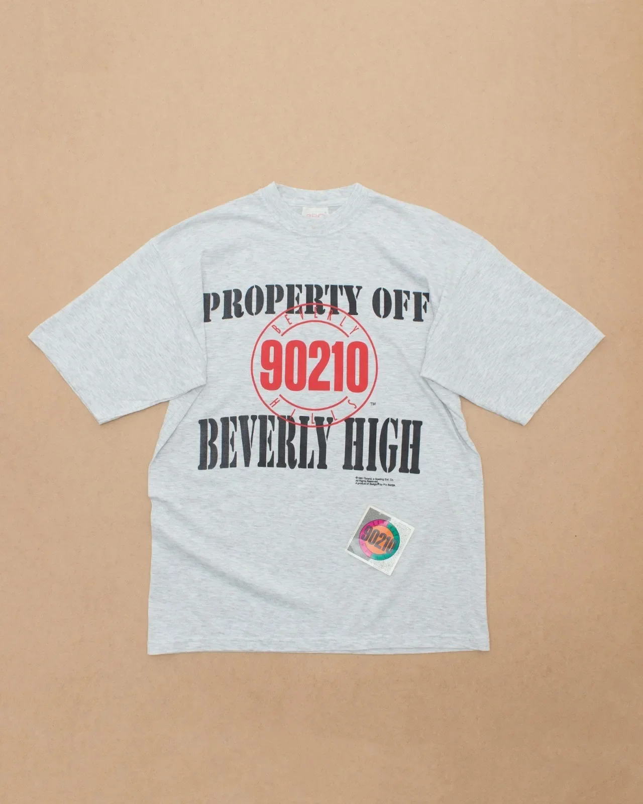 

Редкая винтажная футболка Beverly Hills 90210 1991 года от Pro Badge Unworn TV Show Movie