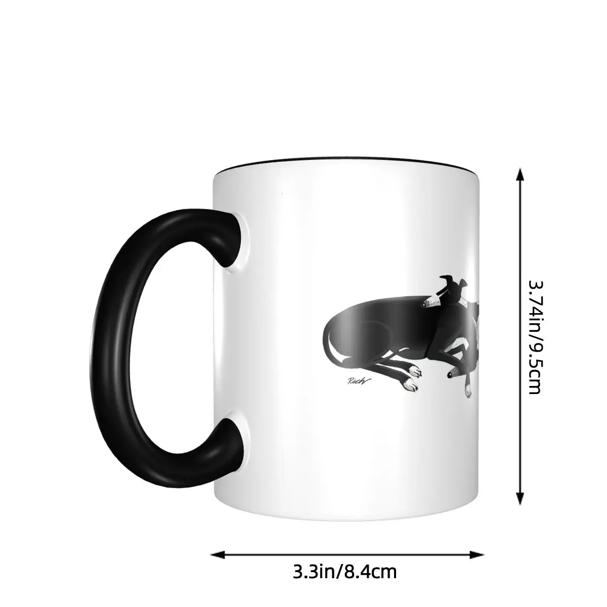 The Two Hound Snooze Mug Funny Ceramic Coffee Cups Tea Mugs Milk Cup Drinkware Gift for Woman Man