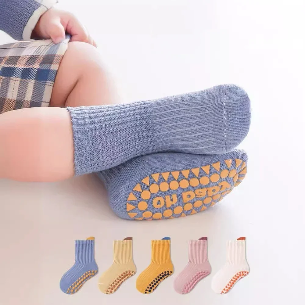 

3 Pairs Korean Kids Soft Fashion Trampoline Socks Baby Middle Tube Stockings Long Socks Infant Toddler Boys Girls Casual Socks