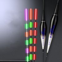 1PC Smart Led Fishing Float Highly Sensitive Remind Buoy Gravity Sensor Glowing Electric Night Fishing Strobe Long Tail