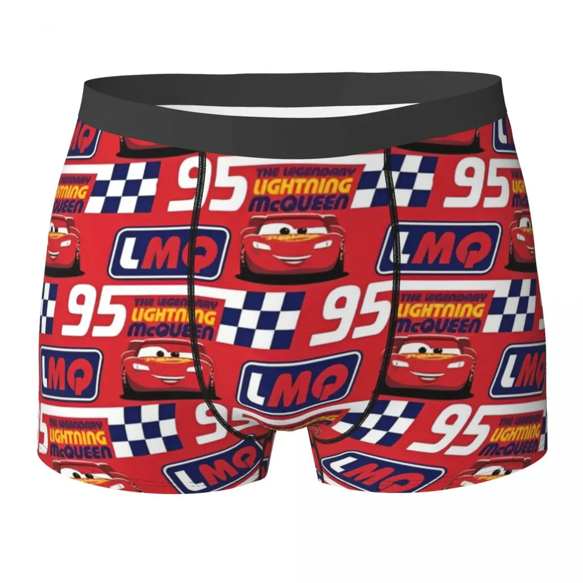 

Cars Legendary Mcqueen Underwear Printed Boxer Shorts Trenky Men's Panties Elastic Boxer Brief Gift Idea