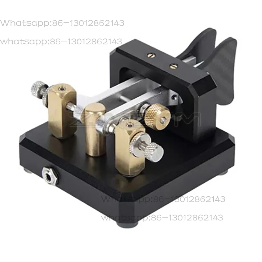 

3.5mm Interface Morse-Code Key For Dual-Paddle Automatic CW Shortwave Telegram Tapper