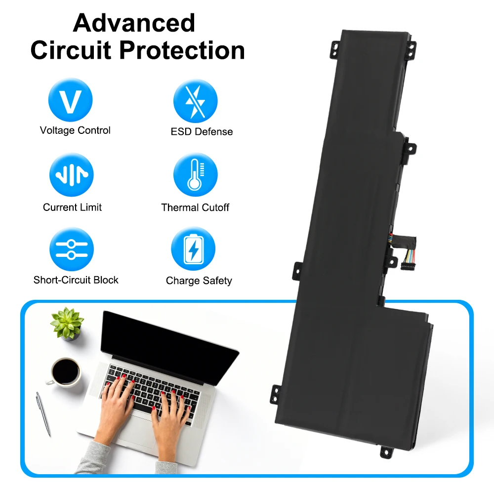 KingSener L20M4PE1 Laptop Battery For Lenovo IdeaPad 5 Pro-16ACH6 Pro-16IHU6 IdeaPad Creator 5-16ACH6 Series L20C4PE1 L20L4PE1