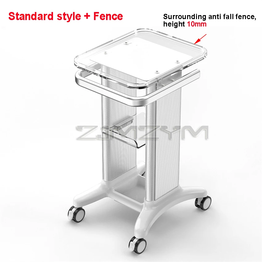 Beauty Instrument Trolley Desktop Rolling Trolley Multifunctional Dental Cart Acrylic Small Bubble Medical Cart