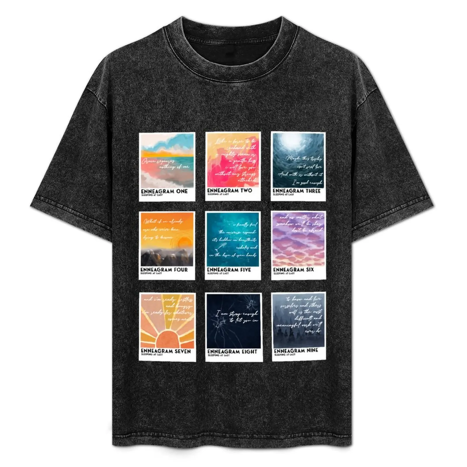 

Sleeping At Last Enneagram 1 - 9 Collection Atlas T-Shirt Plus Size Comfort Fit Tee