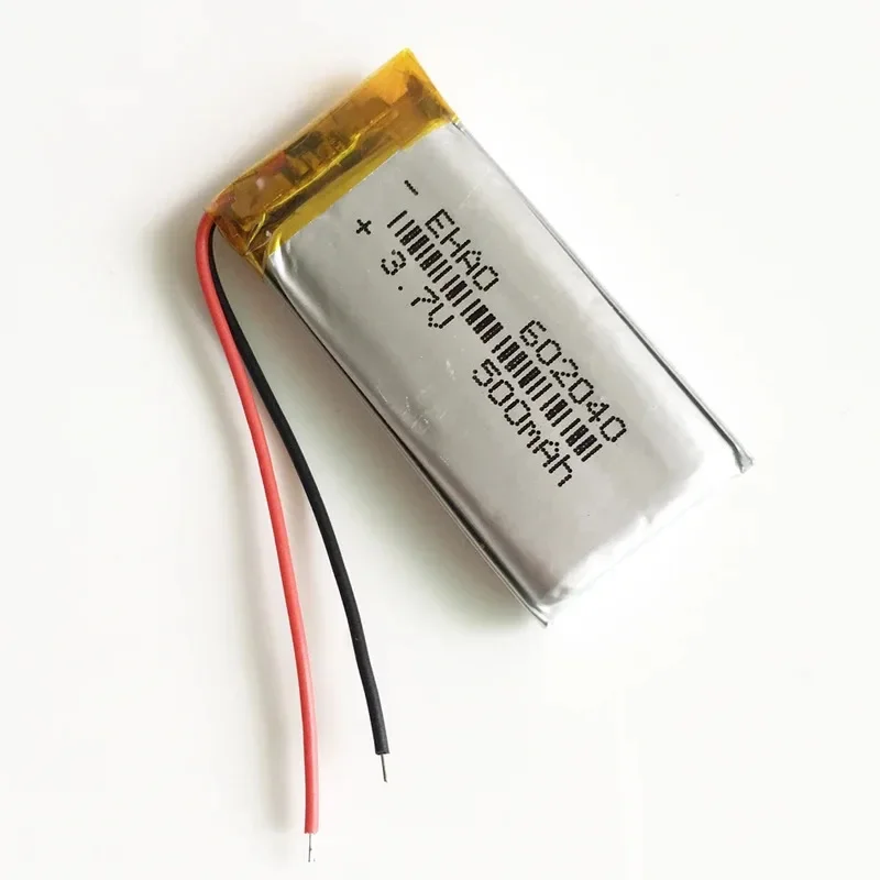Lot 10 pcs 3.7V 500mAh 602040   Lithium Polymer LiPo Rechargeable Battery For Mp3 Camera Bluetooth Speaker GPS PSP pen Camera