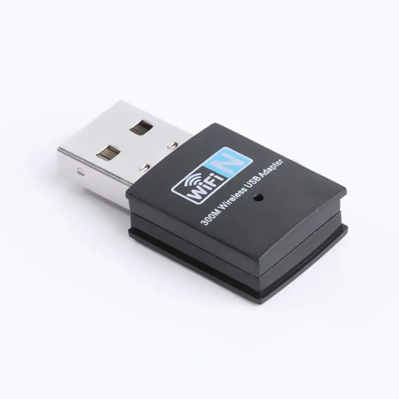 USB 2.0 WiFi Adapter WiFi Antenna 300M 2.4GHz RTL8192 Dual Band 802.11b/n/g Mini Wireless Computer Laptops Network Card