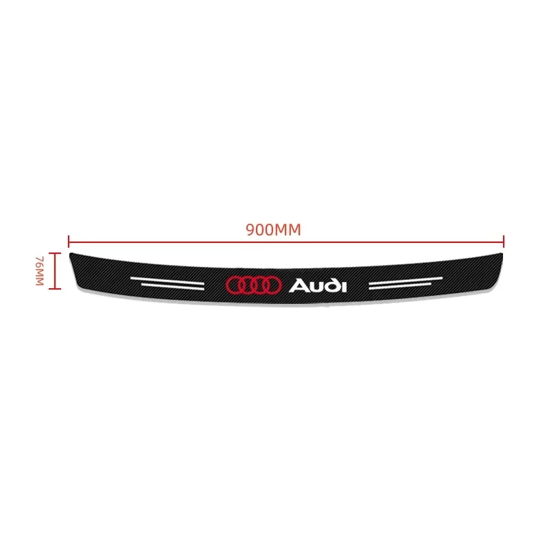 Car trunk scratch strip, trunk protection collision strip for Audi A4 A3 A5 A6 A7 A8 Q3 Q5 Q7 Q8 B5 B6 B7 B8 B9 Q7 8P 8V 8L RS3