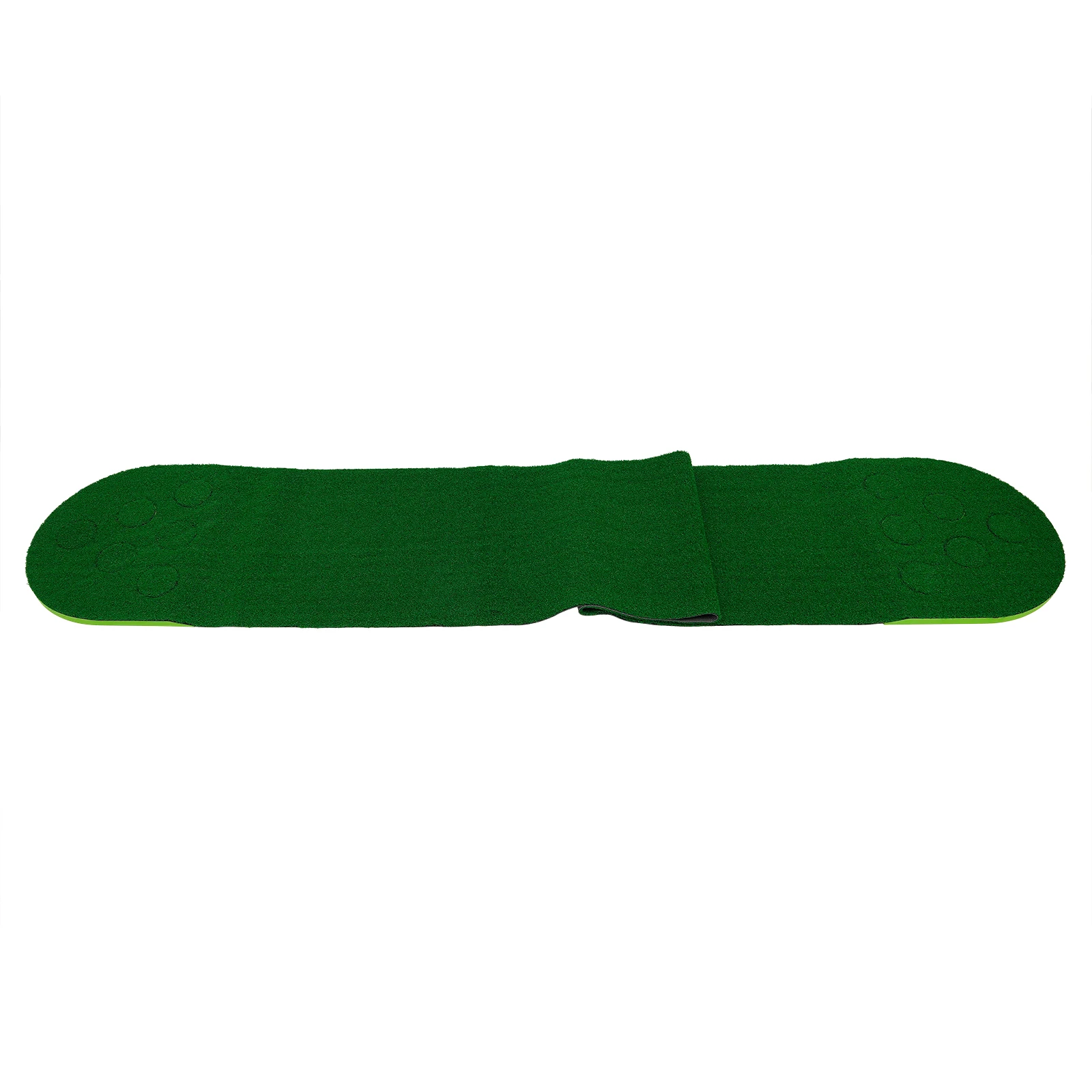 Golf Course, Golf Swing Trainer, Golf Practice Set, Mini Indoor Outdoor Green Mat, Portable Foldable Design, Artificial Turf, Complete Kit with 2 Clubs, 2 Balls, Colorful Visual Training, Putting Game, Home Office Backyard