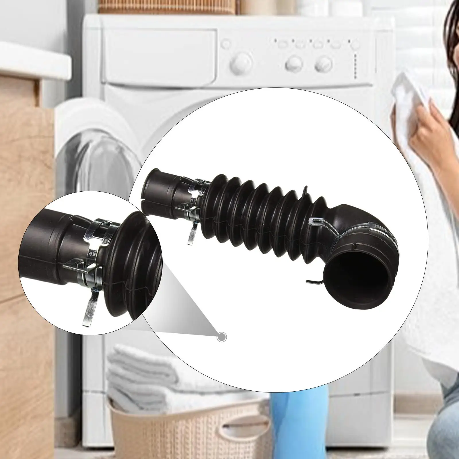 حوض الاستحمام إلى خرطوم المضخ DC97-21561A ملحقات مطاطية بديلة مقاومة للتآكل