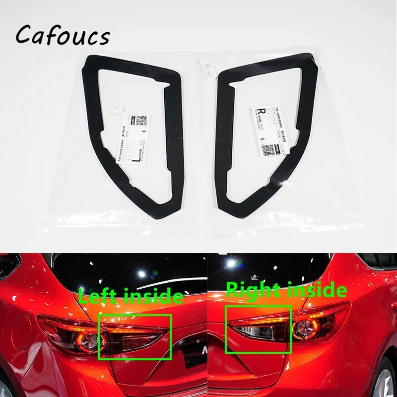 

Cafoucs Inside Rear Bumper Headlight Tail Light Lamp Sealing Gasket For MAZDA 3 Axela Hatchback 2011-2013