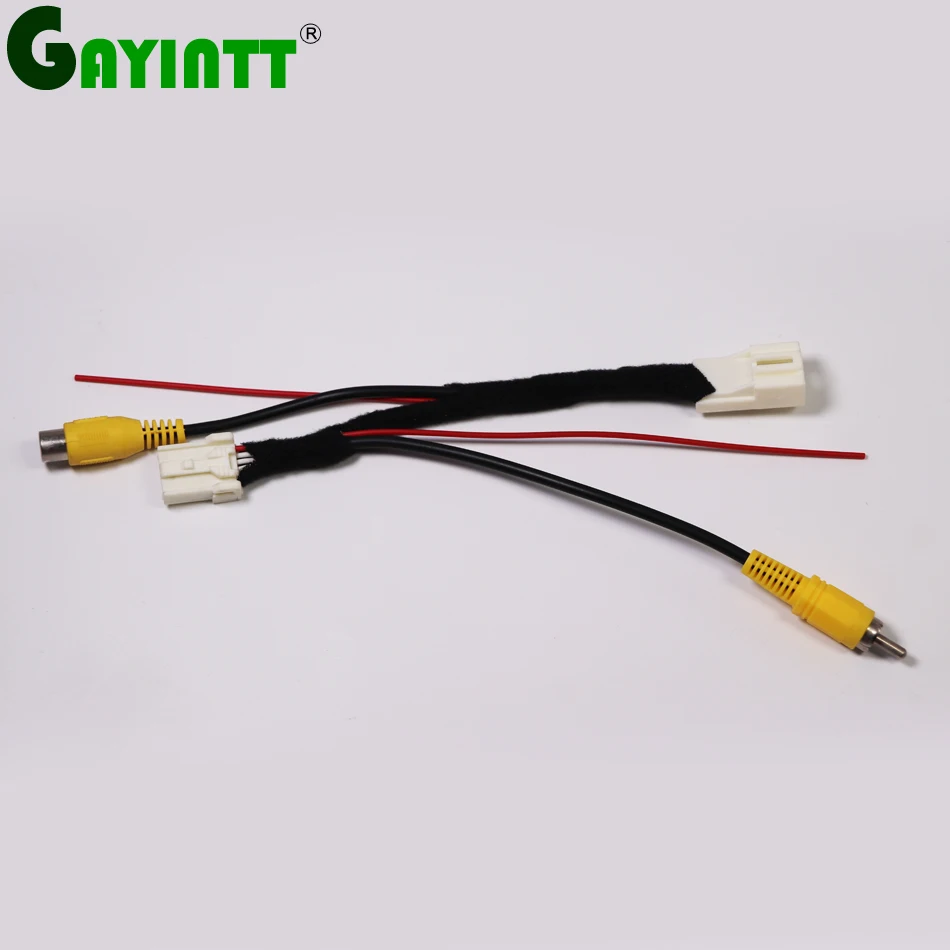 GAYINTT Car rear view camera Adapter RCA Connection Convertor Cable For Nissan TEANA Patrol Terra 2018