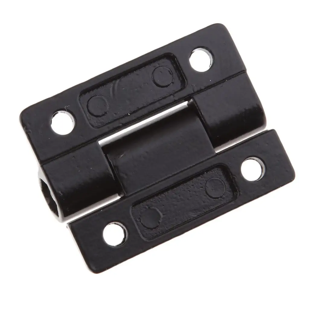 Torque Position Control Hinge Black Alloy Pre Drilled Butt Hinge for Home Office Cupboard Cabinet
