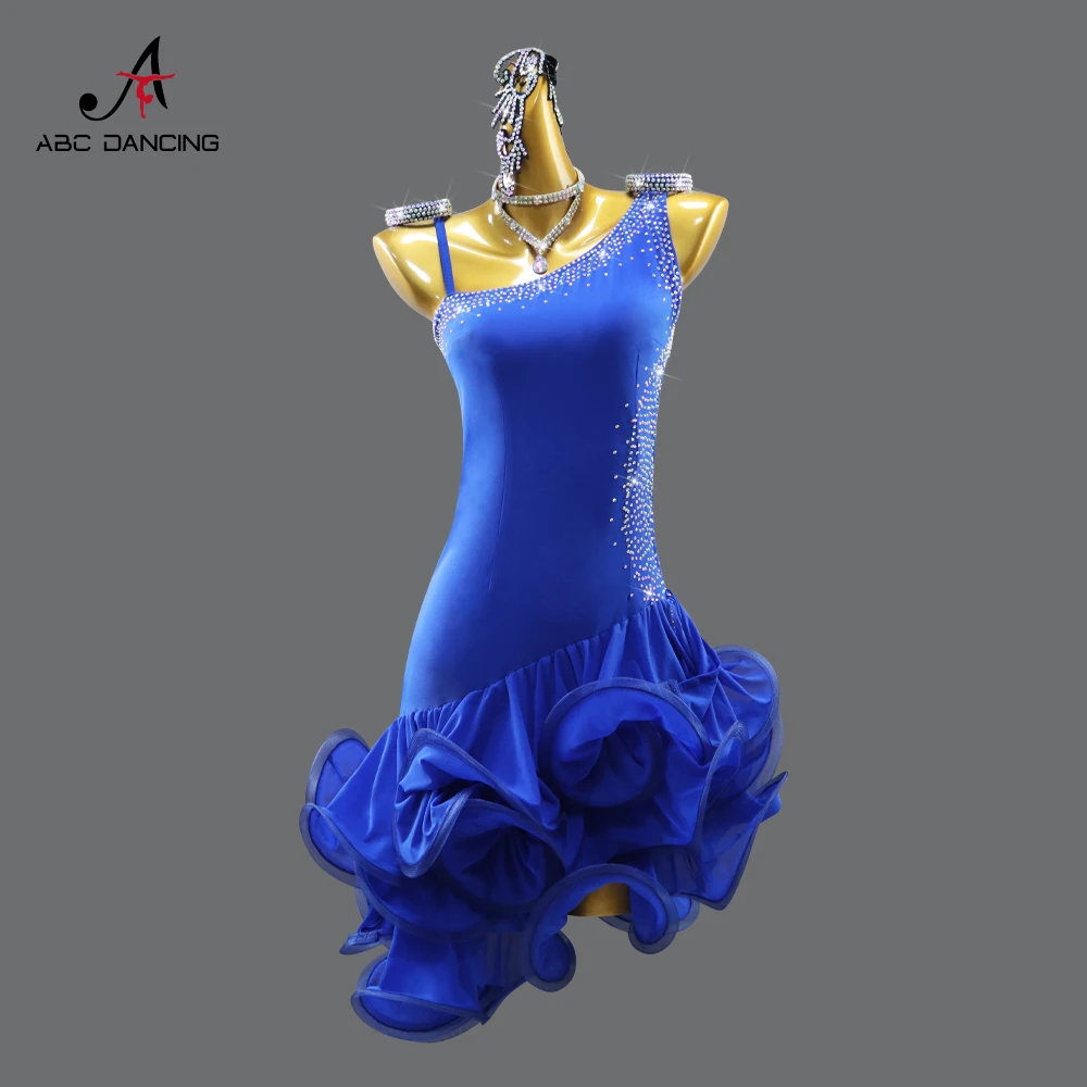 

Элегантный вечерний костюм для выступлений 2026: Женское платье для латиноамериканских танцев, костюм для самбы, наряд для конкурсов, вечеринок и особых случаев